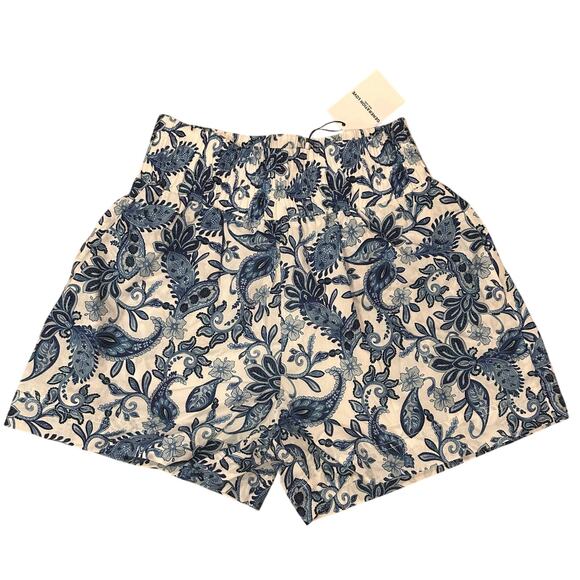 NEW NWT Generation Love Amy Shorts Paisley Print Blue Size XS